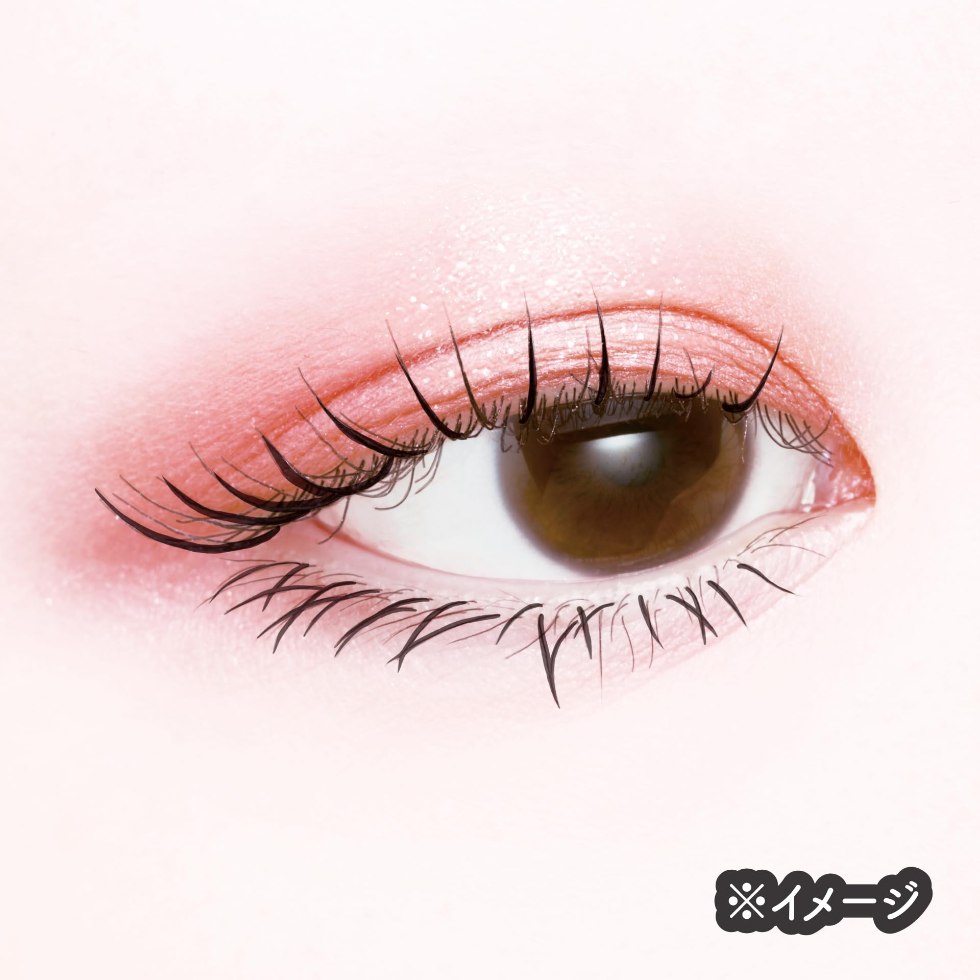 Canmake Petit Palette Eyes 05 Strawberry Peche 2g Coral Eyeshadow with Applicator