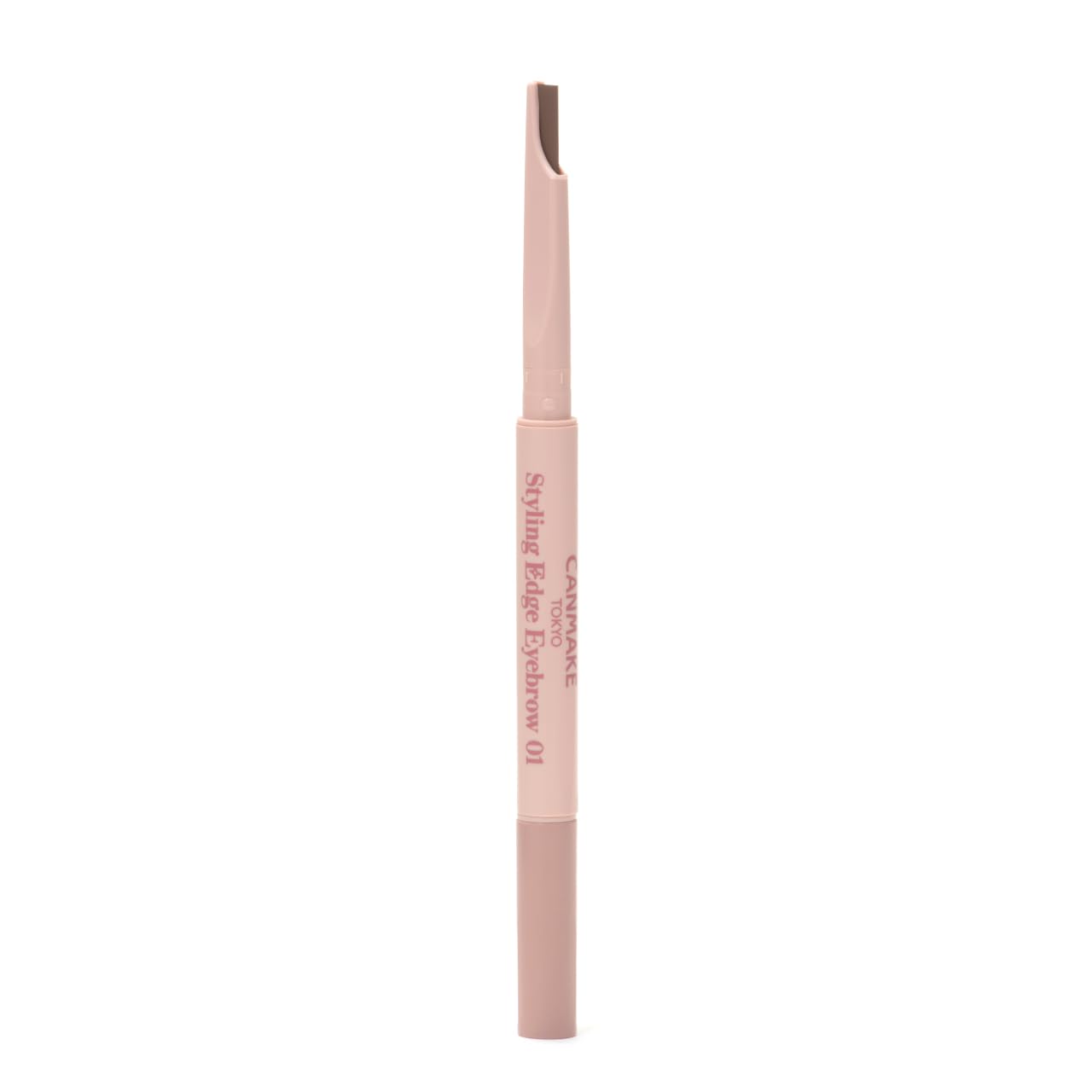 Canmake Styling Edge Eyebrow Pencil 01 Natural Brown with Brush Thin Core