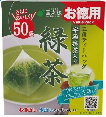 Kunitaro Green Tea With Uji Matcha 50 Triangle Bags - Green Tea From J