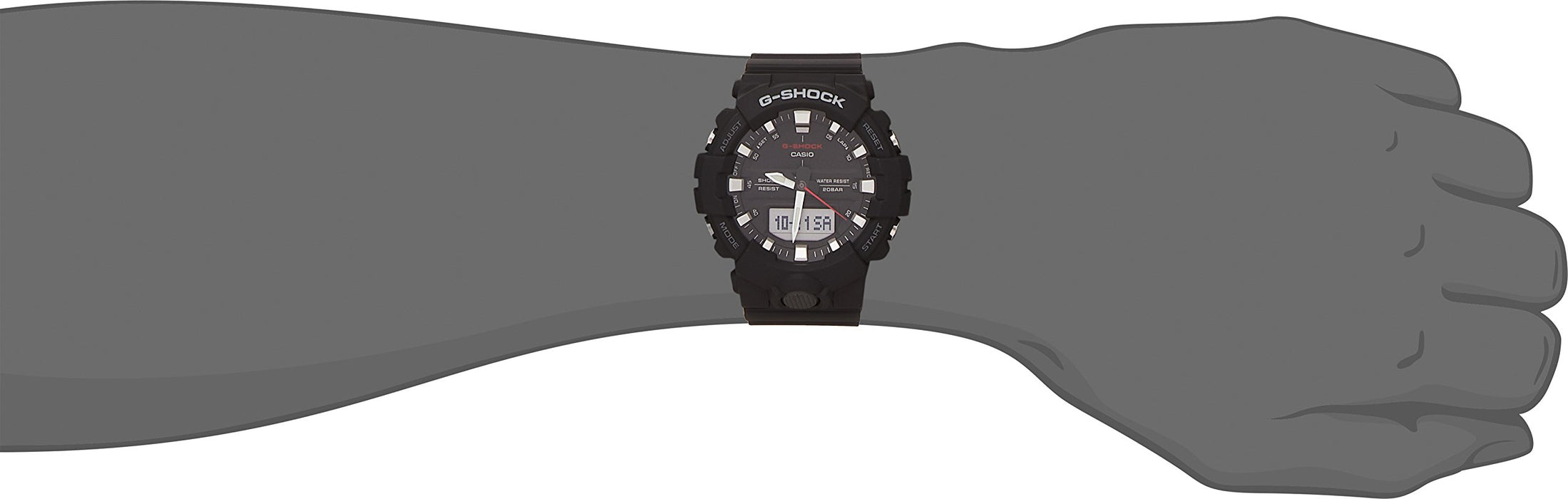 卡西歐 G-Shock Ga-800-1Ajf 男士手錶正品國產黑色型號
