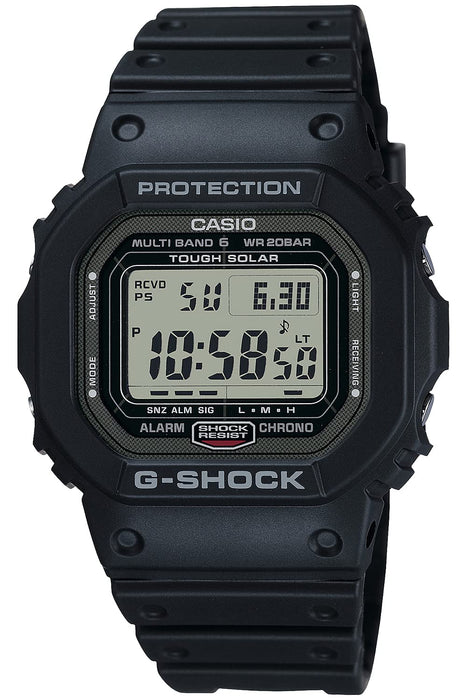卡西歐 G-Shock GW-5000U-1JF 男士黑色手錶 - 耐用且時尚