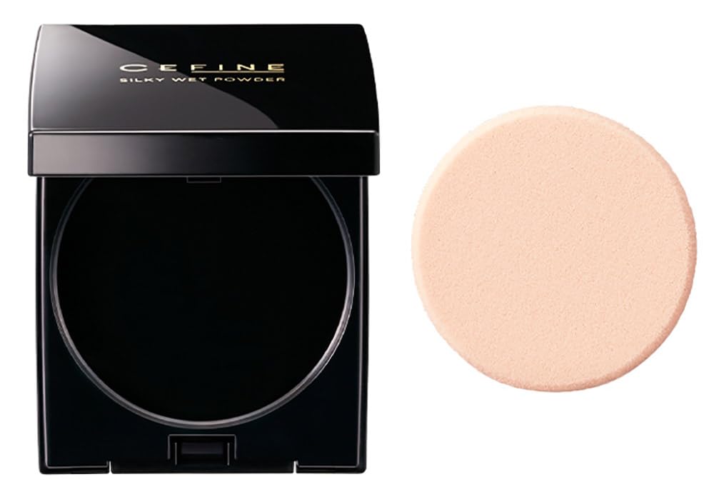 Cephines Silk Wet Powder Foundation Compact Case - Smooth Finish