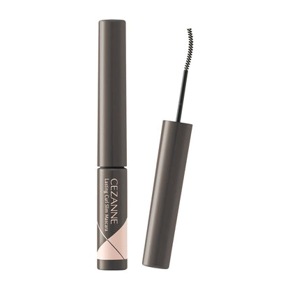 Cezanne Durable Curl Slim Mascara S1 Black 3.4G Ultra-Fine Brush Bundle