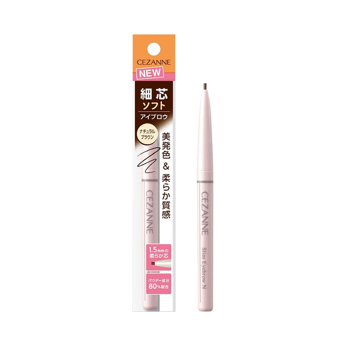 Cezanne Fine Tip Eyebrow Pencil N03 Natural Brown 0.125G 1.5Mm Soft Texture