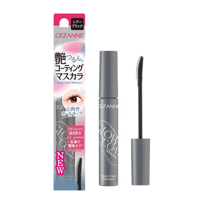Cezanne Glow Coat Mascara 01 Sheer Black 6.0G Smooth Glossy Finish
