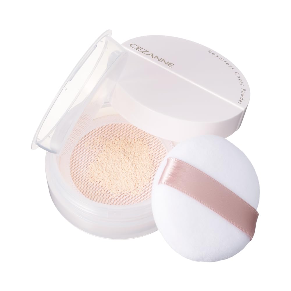 Cezanne Seamless Face Powder 01 Foggy Beige 4.5G Pore Cover