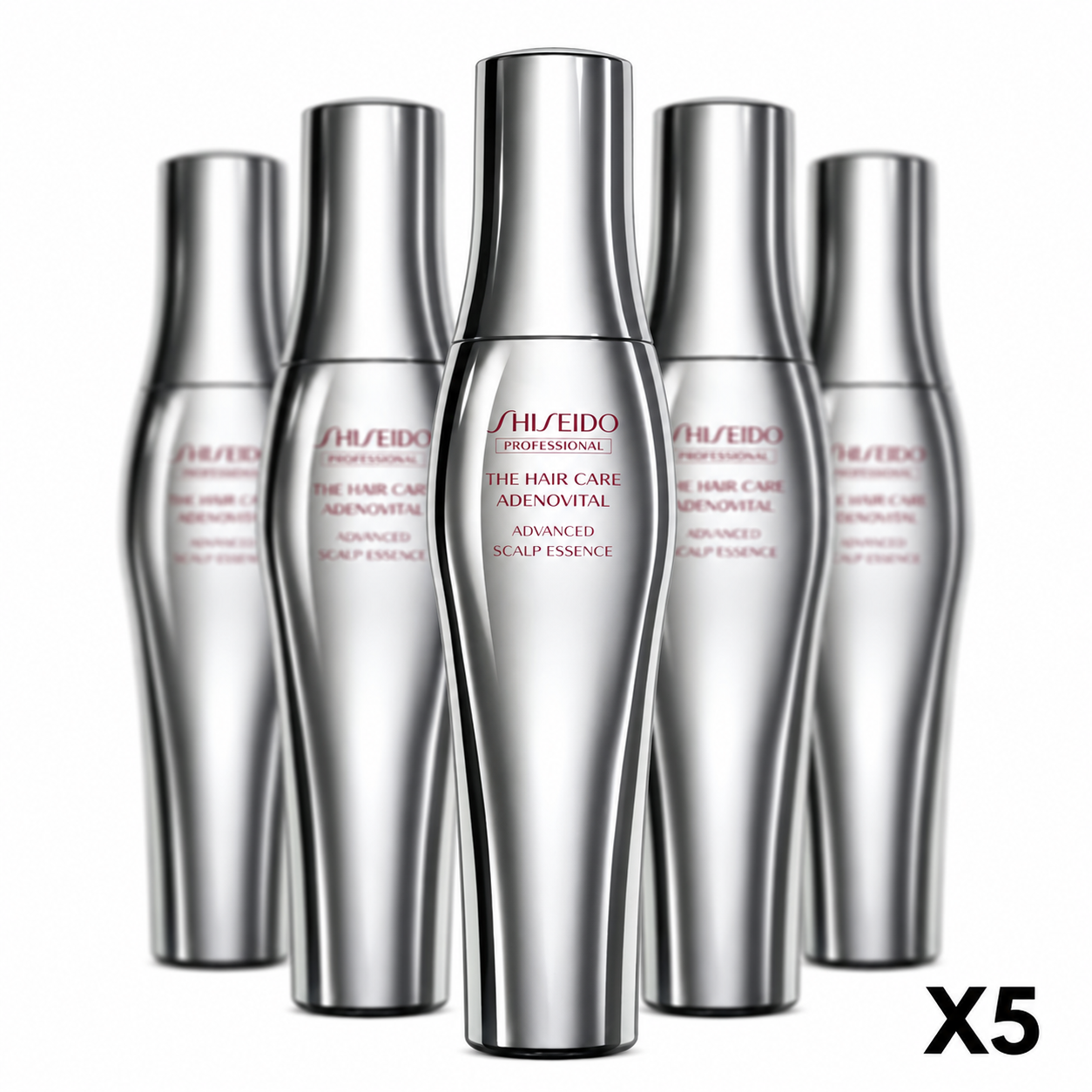 Shiseido Professional Hair Care Adenovital Scalp Essence 180ml 5-Pack