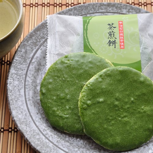 Chayudo Uji Matcha Sweet Salty Senbei Rice Crackers 10 Pieces