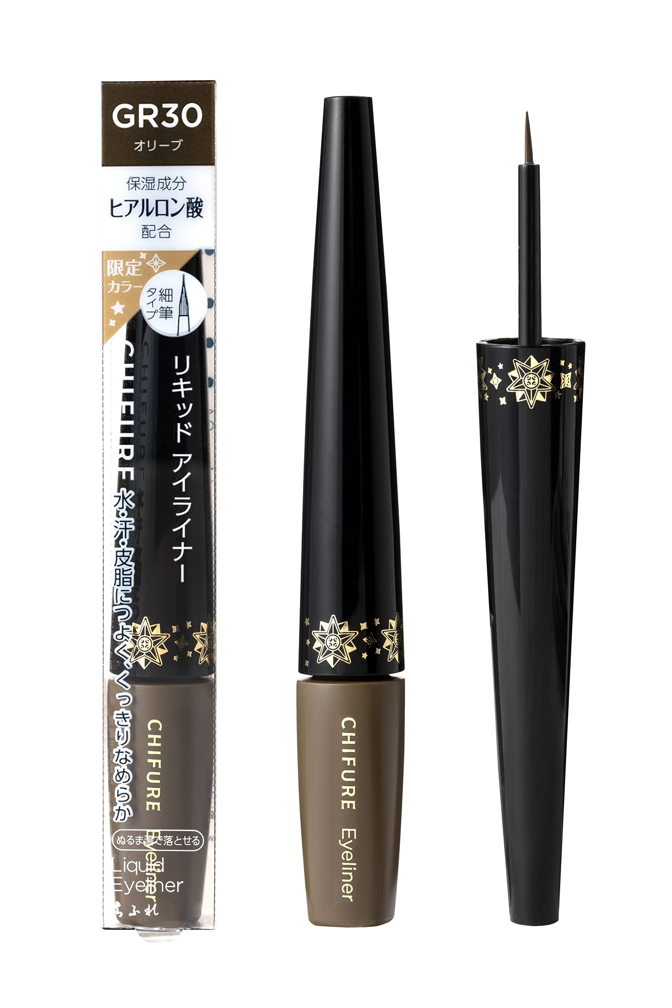 Chifure Limited Edition Liquid Eyeliner Pot Type Gr30 Olive Shade