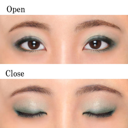 Chifure Twin Color Eyeshadow 84 Green Dual Shade Eye Makeup