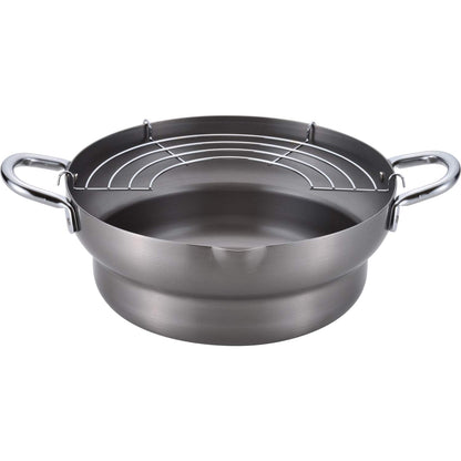 Chitose Non-Stick IH Compatible 24Cm Deep Fry Pot for Tempura