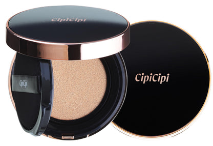 Cipicipi Fit Skin Cushion Foundation 02 Natural Beige 15G High Coverage Durable