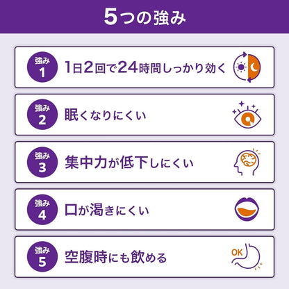 Allegra Fx [Class 2 OTC Drug] - 14 Tablets for Allergy Relief