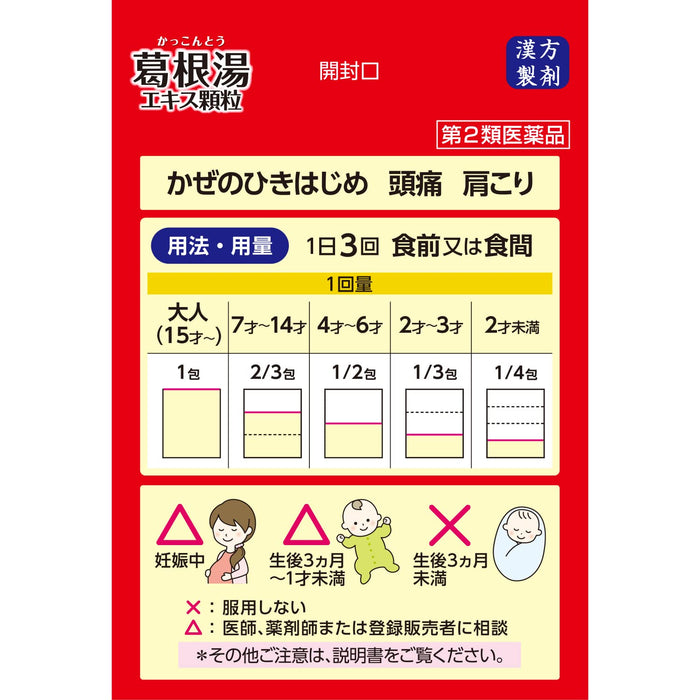 伊藤漢方製藥 Kakkonto 萃取物顆粒 1.5GX 21 - [第 2 類非處方藥]