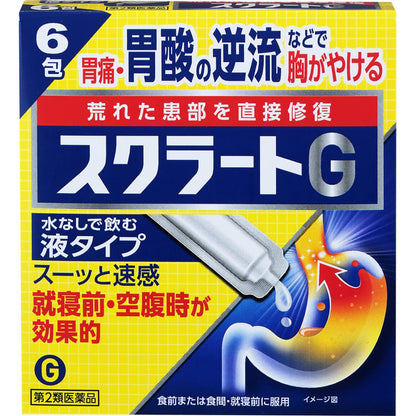 Skurat Sukurato G 6 Packets - [Class 2 OTC Drug] for Effective Relief