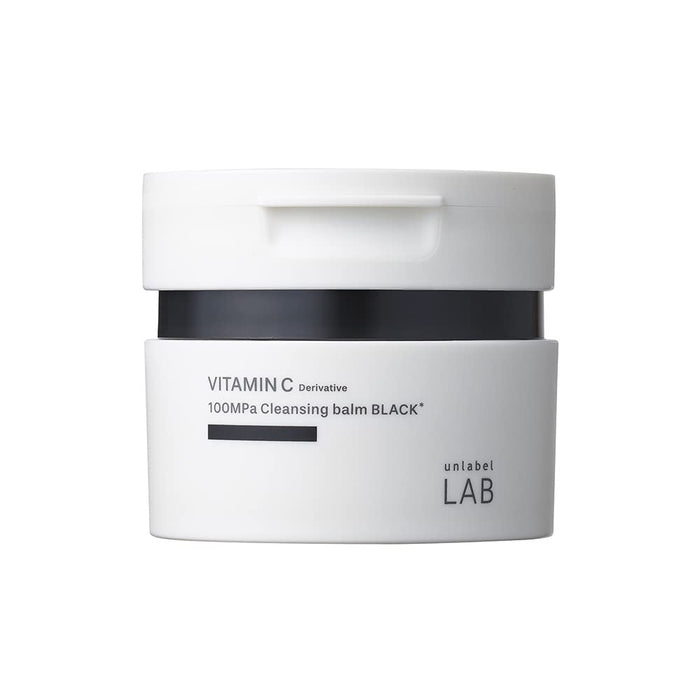 Unlabel Cleansing Balm 90G with Vitamin C and Charcoal for Pore Care & Makeup Removal