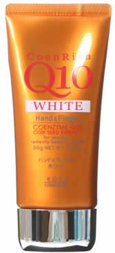 Hair Coenrich Q10 White Hand Cream 80G by Kose - Moisturizing & Brightening