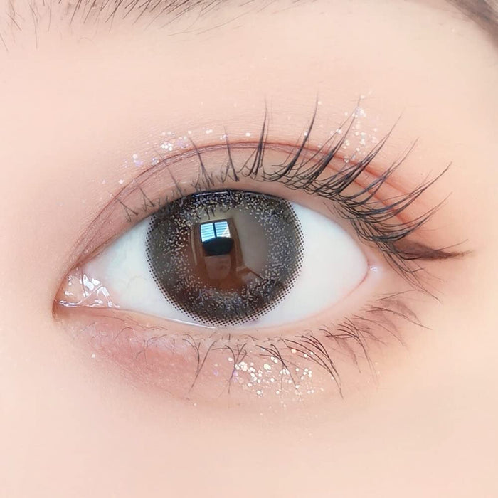 Envie Color Contacts 1 Box 30 Pieces 14.0Mm Champagne Gray/-6.00 Japan No Prescription 1Day