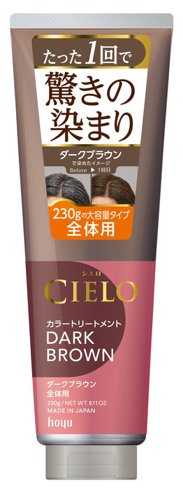 Cielo Dark Brown 230G Color Treatment for Gray Hair - Full Body Solution