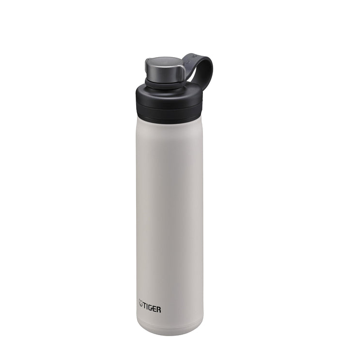 Tiger: Portable 800ml Insulated Stainless Steel Water Bottle Carbonated Drink Compatible Mta-T080Wk Eaglet White