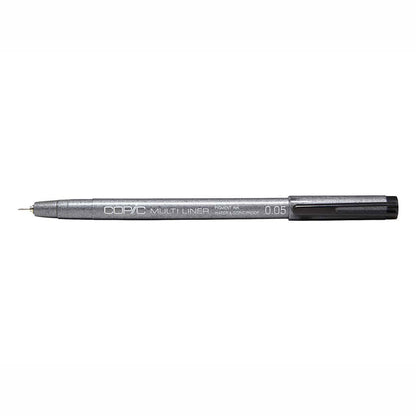 Copic Black Multi Liner Pen - 0.05mm Fine Tip for Precision Drawing