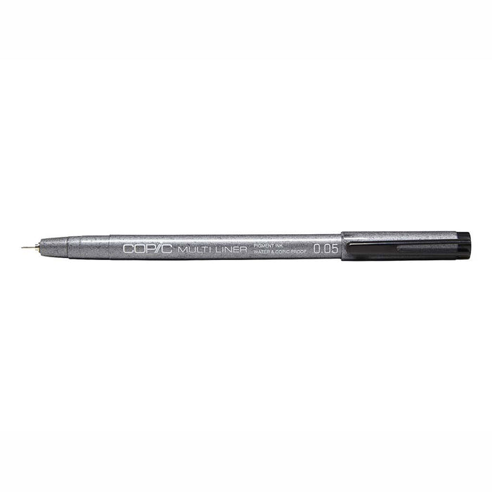Copic Black Multi Liner Pen - 0.05mm Fine Tip for Precision Drawing