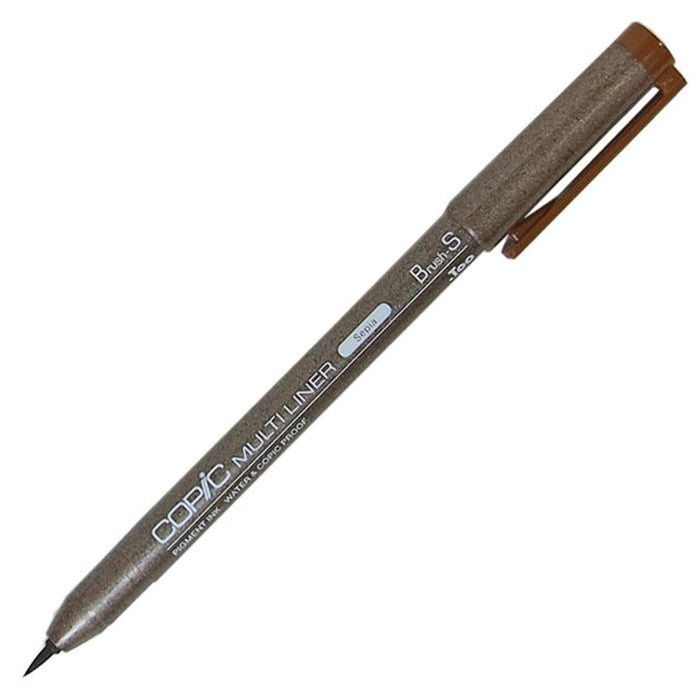 Copic Multiliner Brush Sepia Fine Drawing Pen 11781201-00001