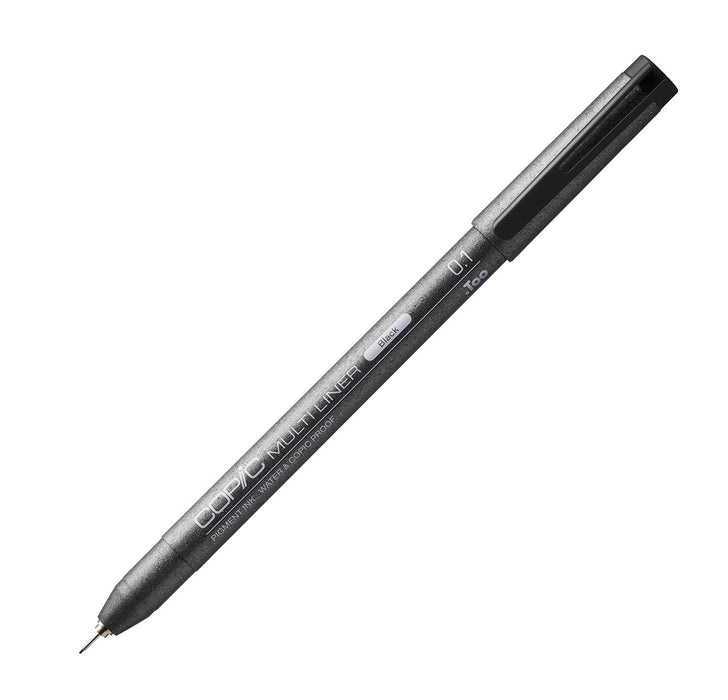 Copic Multiliner Pen Black 0.1mm Fine Tip Drawing and Writing Tool