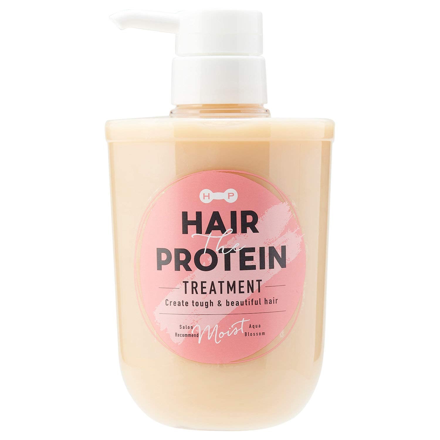 Cosmetex Roland Hair Protein Moist Treatment 460Ml - Deep Conditioning