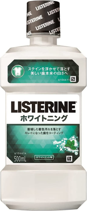 Listerine Mouthwash Whitening 500 Ml Teeth Whitening Oral Care