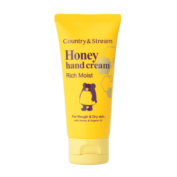 Country & Stream Honey Hand Cream 50G for Rough Dry Skin Rich Moisturizer