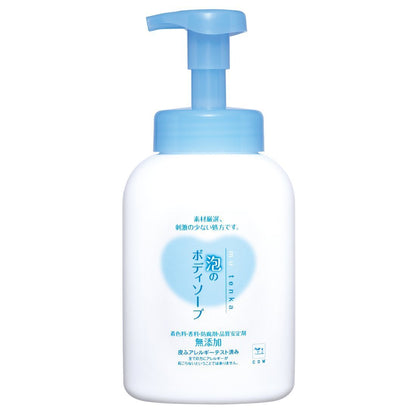 Cow Brand Additive-Free 550Ml Foaming Body Soap Pump - Gentle & Natural Cleanser