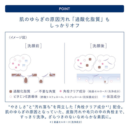 Cresc By Astalift Creamy Clear Foam Cleanser 120g