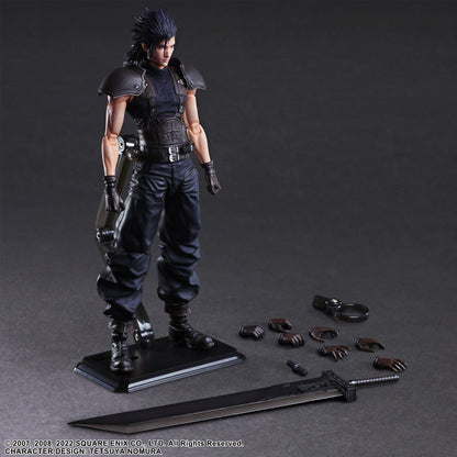 Square Enix Crisis Core FFVII Zack Fair Soldier Play Arts Kai Figure