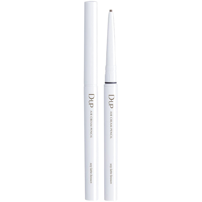 D-Up Air Cream Pencil Soy Latte Brown - Long-lasting Eyebrow Makeup (1 Piece)