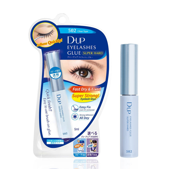 D-Up Beauty Super Hard 502N Transparent Eyelash Glue - False Eyelash Adhesive