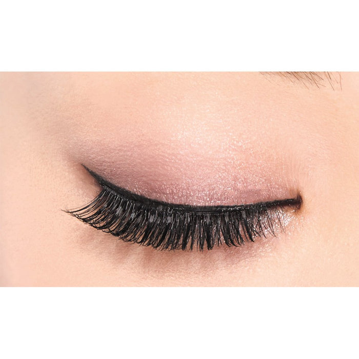 D-Up Eyelash Rich 808 Black False Eyelashes 2 Pairs Natural Look