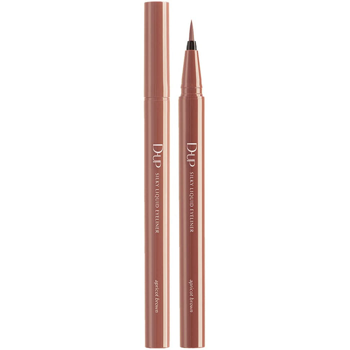 D-Up Silky Liquid Eyeliner WP Apricot Brown – Long-Lasting Precision Eyeliner