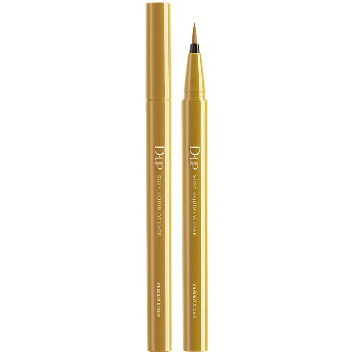 D-Up Silky Liquid Eyeliner Waterproof Mustard Brown 1 Piece Eyeliner