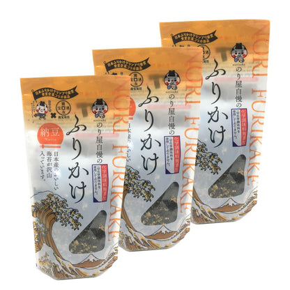 Daihoku Norisuke Natto Furikake Rice Seasoning 40g x 3 - Flavorful Topping