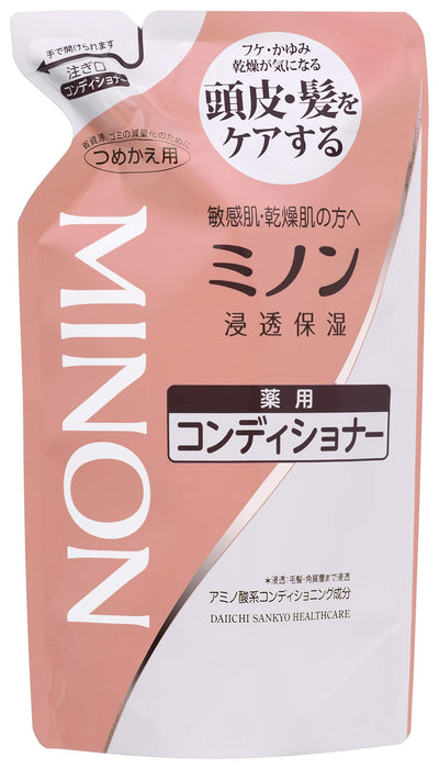 Minon Medicated Conditioner Refill 380ML by Daiichi Sankyo Healthcare