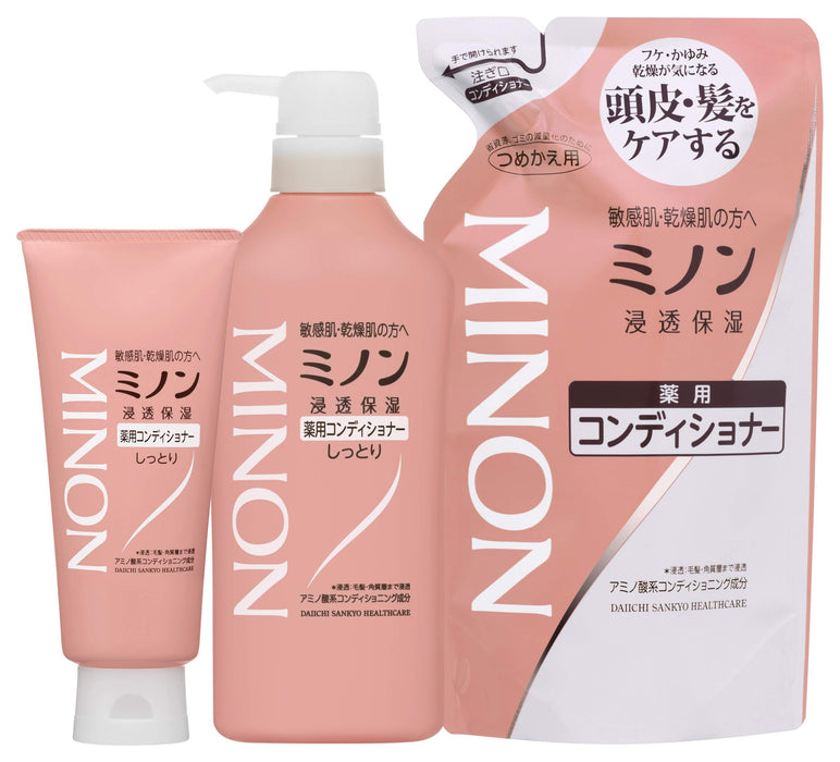 Minon Medicated Conditioner Refill 380ML by Daiichi Sankyo Healthcare