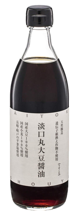 Daitoku Usukuchi Japanese Whole Soybean Light Soy Sauce 500Ml