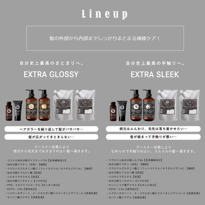 深層洗髮精 EXS 750mL 補充裝損傷護理順滑絲滑護髮