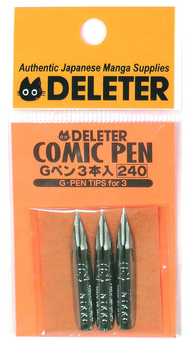 Deleter G 笔 3 支装 10X5X0.3Cm 型号 3411004