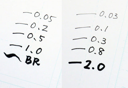 Deleter Neo Pico Line 3 Black Drawing Pens 10-Piece Set