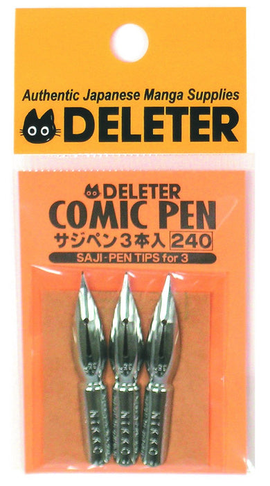Deleter Sagipen 3 Pack High-Quality Manga Drawing Pens