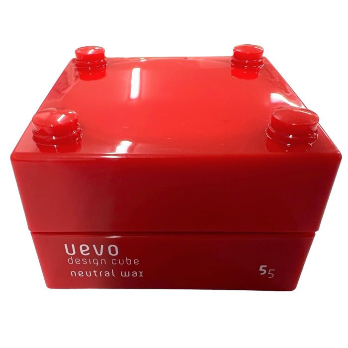 Demi Cosmetics Uevo Design Cube 中性发蜡 30G 红色头发造型 30G