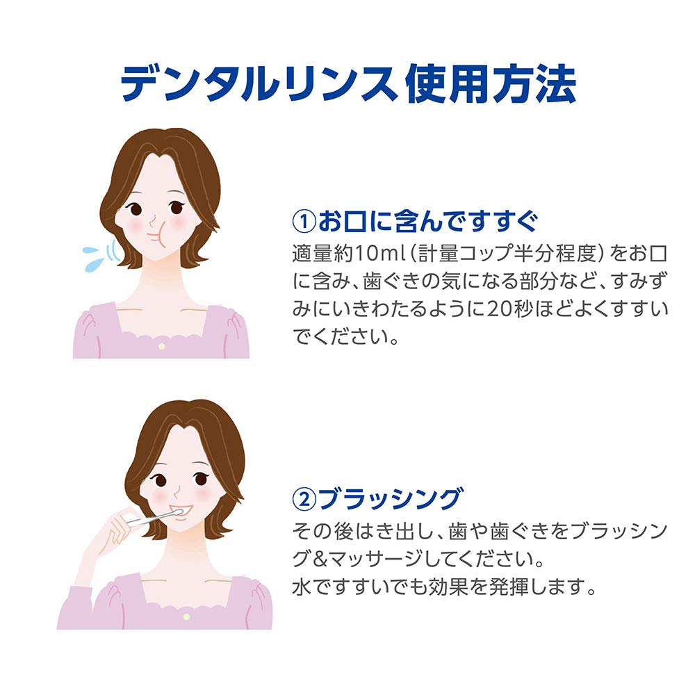 Dent Health Medicated Dental Rinse 450Ml Quasi-Drug Mouthwash