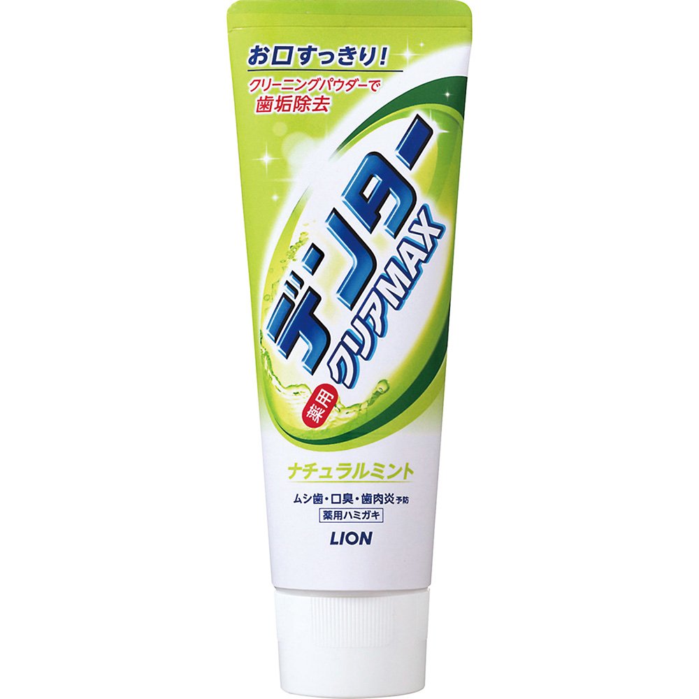 Lion Denta Clear Max Natural Mint Toothpaste 140G - Vertical Type